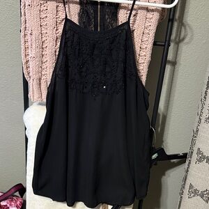 Maurices Black Beaded Camisole